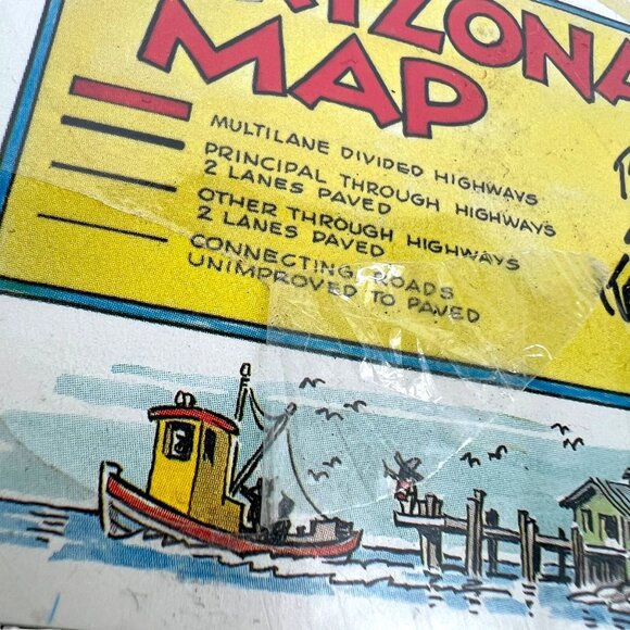 Arizona Highways Jigsaw Puzzle Bil Keane Map 550 Pieces 18x24 Inches 1991 NIB - Picture 8 of 13